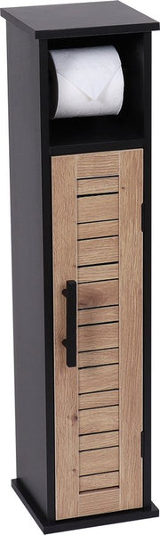 Toiletrolhouder met toiletroldispenser serie Bergen - 18x18x75 cm