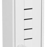Toiletrolhouder met toiletroldispenser Santorini - 18x18x75 cm - Wit