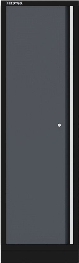 Feistos Gereedschapskast Apollo Solo- 46x60x200 cm - Zwart/Grijs