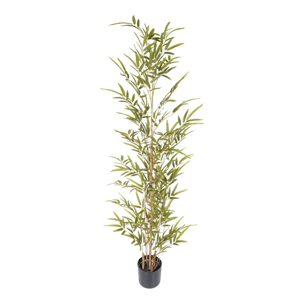 Kopu® Kunstplant Bamboe 120 cm - in zwarte pot - Nepplant