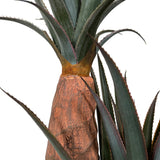Kopu® Kunstplant Agave 80 cm in zwarte Pot - 2 stammen - Nepplant