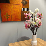 Kopu® Kunstbloem Kersenbloesem Tak 2 stuks 84 cm - Bloesem takken Wit