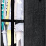 Kledinghoes met Hanger – Opvouwbare Kleding Organizer – Kleding Opbergzak met Rits & Venster – Kleding Transporthoes – Geschikt voor Verhuizen & Reizen – 127 x 60 x 25 cm – Zwart