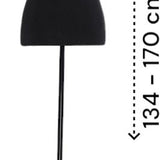 Etalagepop Vrouw - Zwart - Paspop Dames - Verstelbaar 134 tot 170 cm