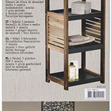 4goodz Badkamerkast Acaciahout halfhoog 5 planken - 30x36.5x108 cm