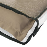 Kopu® Prisma Taupe 2 stuks Comfortabele Tuinkussen Hoge Rug - Taupe