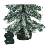 Excellent Trees® Valbo Mini Kerstboom 50 cm met batterij verlichting en Sneeuw - Kunstkerstboom met 72 Lampjes