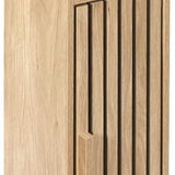 Toiletrolhouder/Reserverolhouder Klaus staand hout - Bruin