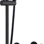 Luzzo® Flower Black Doucheset Thermostaatkraan met Glijstang - Zwart