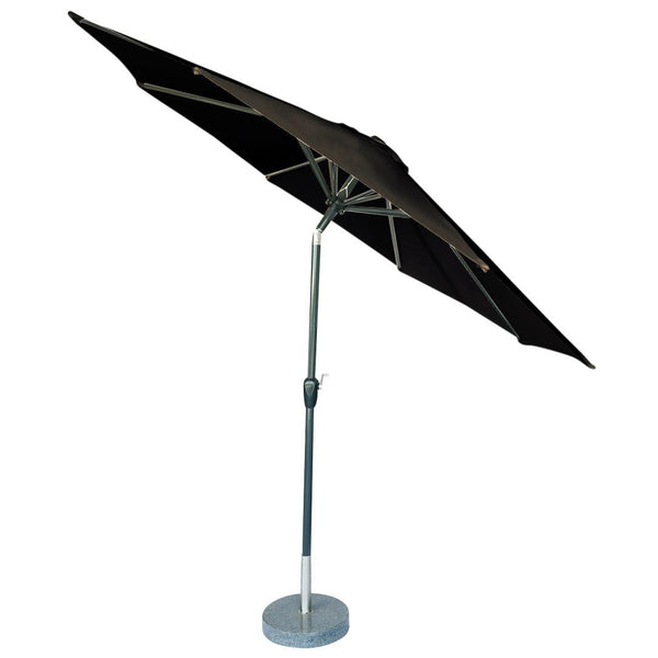 Kopu® Calma Parasolset Rond 300 cm met Hoes en Voet - Antraciet
