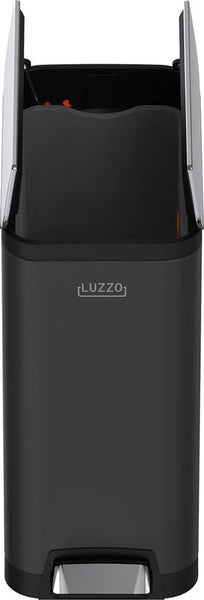 Luzzo® Pedaalemmer California 30L – Mat Zwart – Hygiënisch & Smal