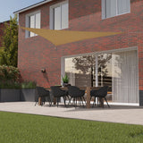 Kopu® Schaduwdoek Driehoek 3,6x3,6x3,6 mtr Waterdicht 230 grams Zand