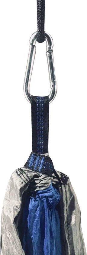 4gardenz® Outdoor Hangmat – Parachutestof – 270 cm – Compact & Sterk - Blauw