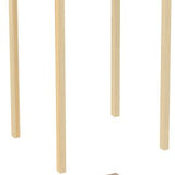 Fixwood 2-Tier Plantenstandaard – Set van 2 Bloemenrekken – Houten Bloemenstandaard voor Binnen & Buiten – Decoratieve Plantentafel – 40 & 50 cm Hoog – Beige-Natuur