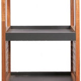 4goodz Badkamerkast Acaciahout halfhoog 5 planken - 30x36.5x108 cm
