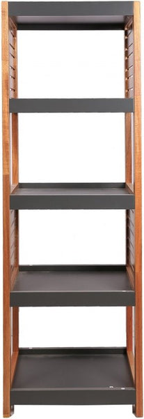 4goodz Badkamerkast Acaciahout halfhoog 5 planken - 30x36.5x108 cm