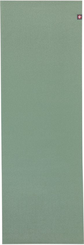 Manduka eKO SuperLite Reis Yoga Mat Leaf Green - Groen – 180x61 cm – Slechts 1,5 mm Dik en weegt 1 KG - Ultralicht, Ultradun & Biologisch Afbreekbare Reis yogamat – Superieure Grip & Duurzaam Natuurlijk Rubber – Ideaal voor Onderweg