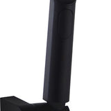 Luzzo® Square Complete Hand Doucheset Waterbesparend - Douchekop, slang en Wandhouder - Zwart
