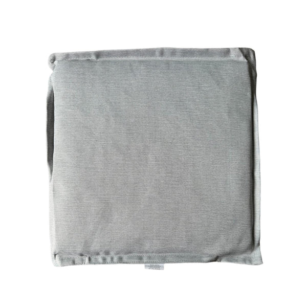 Zitkussen Stoel - Licht Grijs - 40 cm x 40 cm x 2 cm - Geschikt voor Binnen en Buiten - Waterafstotend Materiaal - Kussentje - Stoelkussen