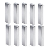 Magneetstrip Zelfklevend - 10 stuks - Sterke Magneet - Rechthoek - 3 cm x 1 cm x 0,4 cm - Messenmagneet