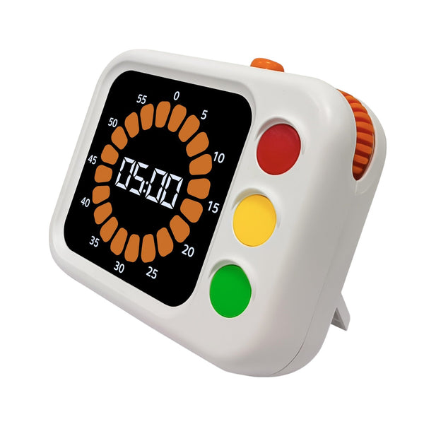 Leerklok - Multifunctionele Digitale Timer met Stoplicht – 5/10/15 Minuten Instelbaar – Oplaadbaar – Studie & Concentratie Timer