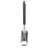 BBQ Borstel met Schraper - BBQ Accessoires - BBQ Schoonmaakborstel geschikt voor alle merken - 2 in 1 - Barbecue Staalborstel - RVS - Zilver
