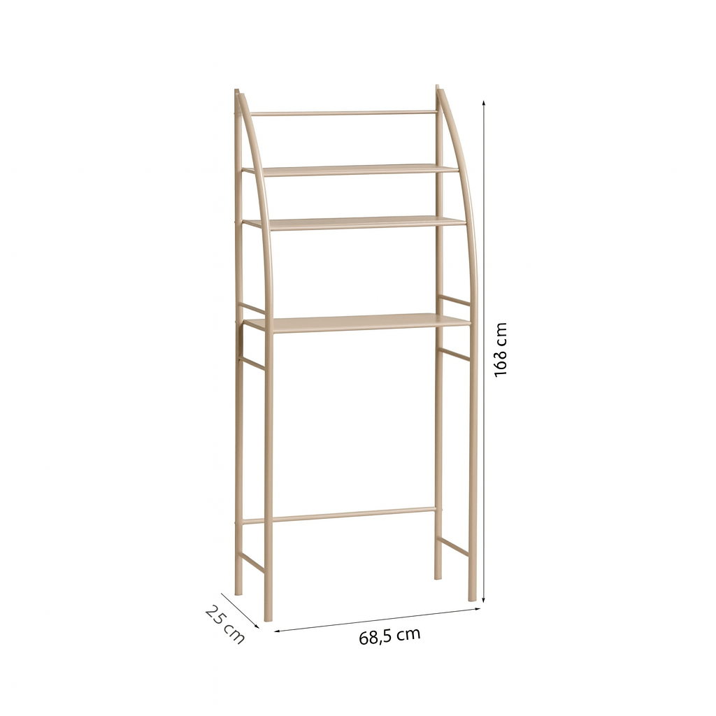 Wasmachine Ombouw - Wit - Universeel - Wasmachine Organizer - Wasmachine Kast