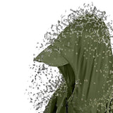 Poncho - Groen - One Size Fits All - Fietsponcho Fiets - Reflecterende strips - Dames & Heren - Waterdicht