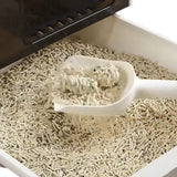 Moderne Kattenbak met Filter en Lade – Gesloten Katten Toilet – Kattenbak met Deur, Schep en Mat – Grote Hygiënische Kattenbak voor Binnen en Buiten