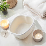 Voetbad - Wit - 37 x 33 x 15 CM - Voetenbad - Massagebad - Ontspanning