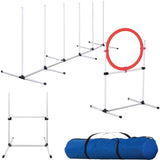 Agility voor de Hond - Complete Set inclusief Draagtas - Training van Honden - Honden Slalom - Agility Set voor Honden