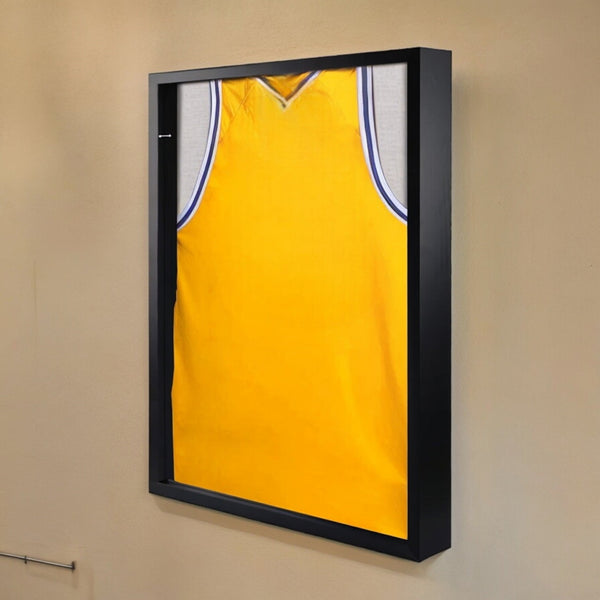 Wissellijst - 60 x 90 cm - Inlijsten Voetbal Shirt - Zwart - Diepe lijst - Shirt Inlijsten In Fotolijst - 3D Box Frame - Inlijsten Sport Shirt