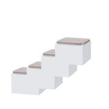 Meubelverhogers Vierkant - Wit - Bedverhogers - Tafelverhogers - Table raisers - 8 x 8 x 5,1 cm