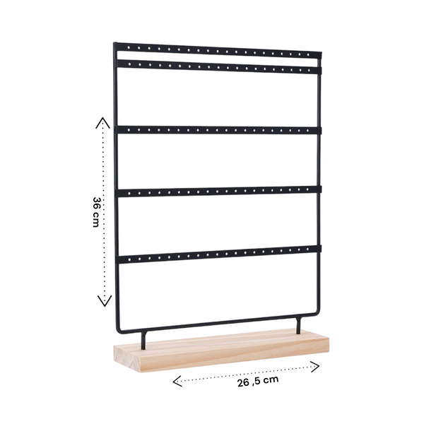Oorbellenrekje - Zwart - Oorbellenhouder - Oorbellen Display - Oorbellenrekje sieradenrek