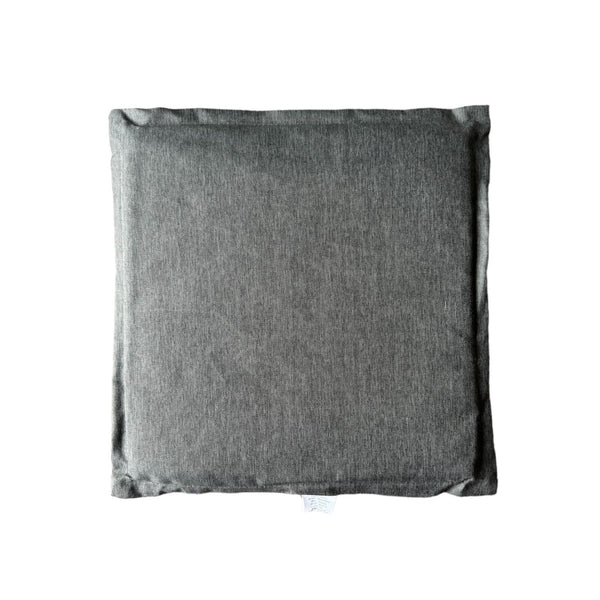 Zitkussen Stoel - Donker Grijs - 40 cm x 40 cm x 2 cm - Geschikt voor Binnen en Buiten - Waterafstotend Materiaal - Kussentje - Stoelkussen