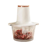 Hakmolen met Glazen Kom - Elektrisch - Food Chopper - 2 Snelheden - 2 Liter