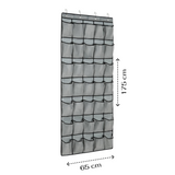 Schoenenkast Hangend - Schoenenzak 35 vakken - Opbergen van Schoenen aan Deur - Schoenenzak Grijs - Oplossing voor rondslingerende schoenen - Hoogwaardige Schoenenkast