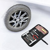 Banden Reparatieset - Complete Set - Proppenset - Inclusief Handige Opbergtas - Reparatieset voor Motor, Brommer of Auto - Bandenreparatieset Auto -  Autobanden Reparatie