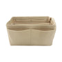 Handtas organizer - Bag in Bag - 11 ruime vakken - Beige - 27 x 17 x 9 cm (LxBxH)- Tasorganizer