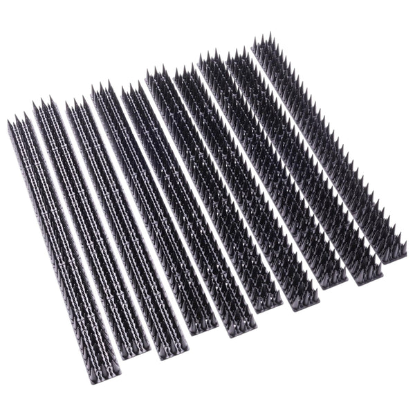 Antiklimstrips - 5 meter (10x 50 cm) - Zwart - Duivenpinnen - Duivenverjager - Vogelverjager - Kattenverjager - Kattenschrik - Vogelwering - Vogelpinnen