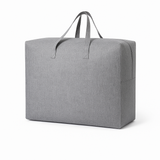 Opbergtas Groot 58x46x28 cm – Draagbare Opbergzak met Handvat – Opbergbox voor Kleding, Dekens & Textiel – Vouwbaar & Ademend – Grijs