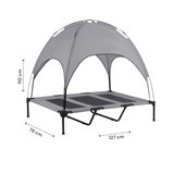Opvouwbare hondenstretcher - Hondenbed met Zonnedak - Hondenbed - Honden ligbed - Hondenbed met Regendak