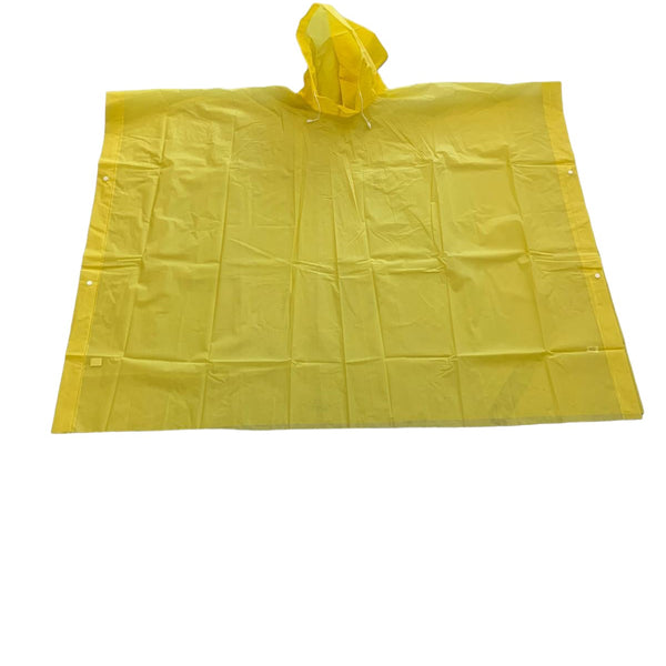 Regenponcho - Geel -  One size fits all - Fietsponcho - Wanderlponcho - Regenpak - Regenjas
