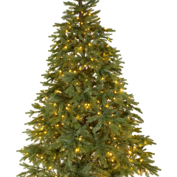 Excellent Trees® LED Ulvik 150 cm - Premium Kerstboom met 250 LED lampjes - ⌀80cm - 150cm