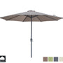 Kopu® Madrid 350 cm Grote Parasol Rond met Beschermhoes - Taupe