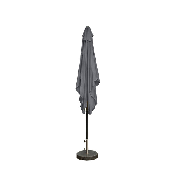 Kopu® Bilbao Rechthoekige Parasol 150x250 cm met Knikarm - Grijs