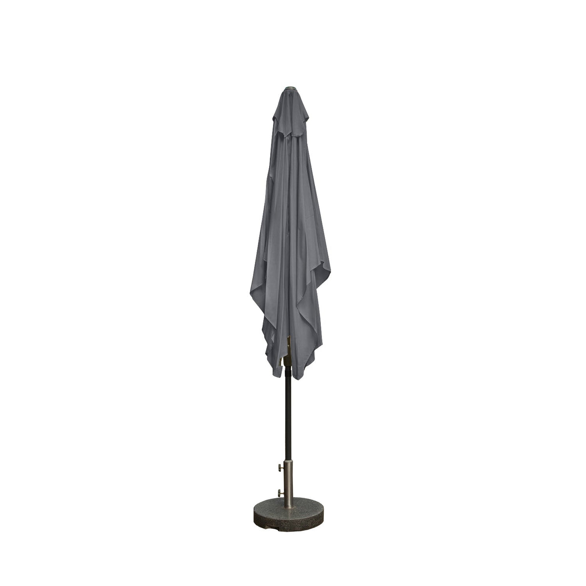 Kopu® rechthoekige parasol Bilbao 150x250 cm met hoes - Grey