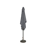 Kopu® rechthoekige parasol Bilbao 150x250 cm met hoes - Grey