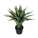 Kopu® Kunstplant Agave 57 cm in zwarte Pot - 25 bladeren - Nepplant