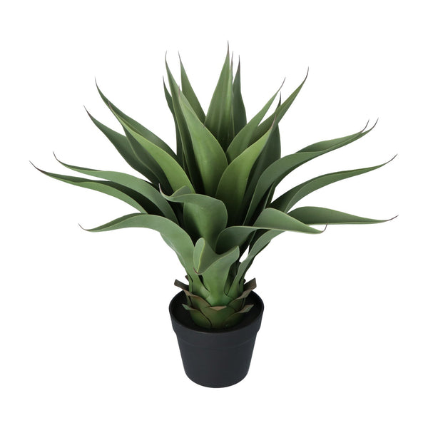 Kopu® Kunstplant Agave 57 cm in zwarte Pot - 25 bladeren - Nepplant
